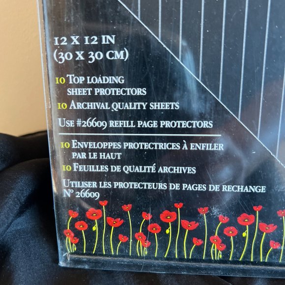 Pretty Poppies 12x12 Scrapbook - NWOT - Picture 3 of 3